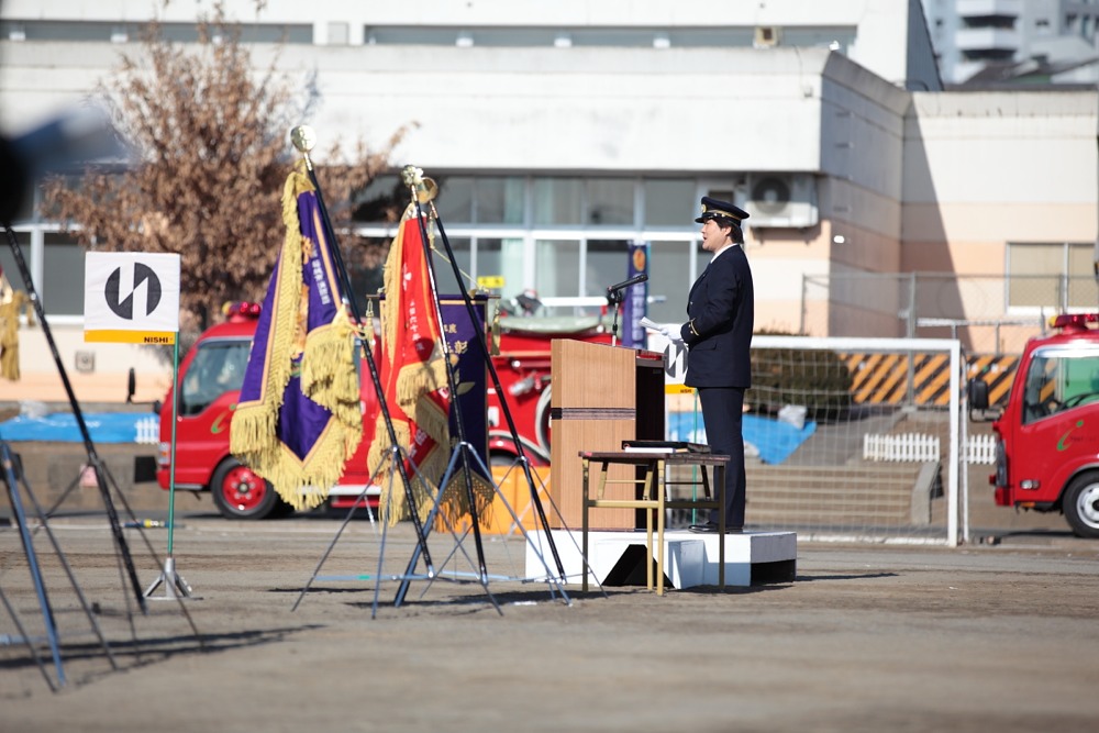 稲城市消防出初式 稲城市市長挨拶