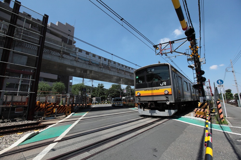 南武線 稲城長沼四号踏切とJR南武線連続立体交差事業