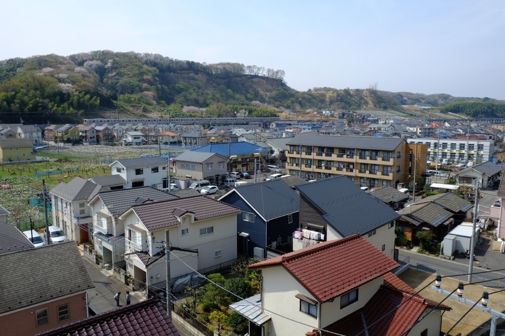 矢野口から見た南山方面