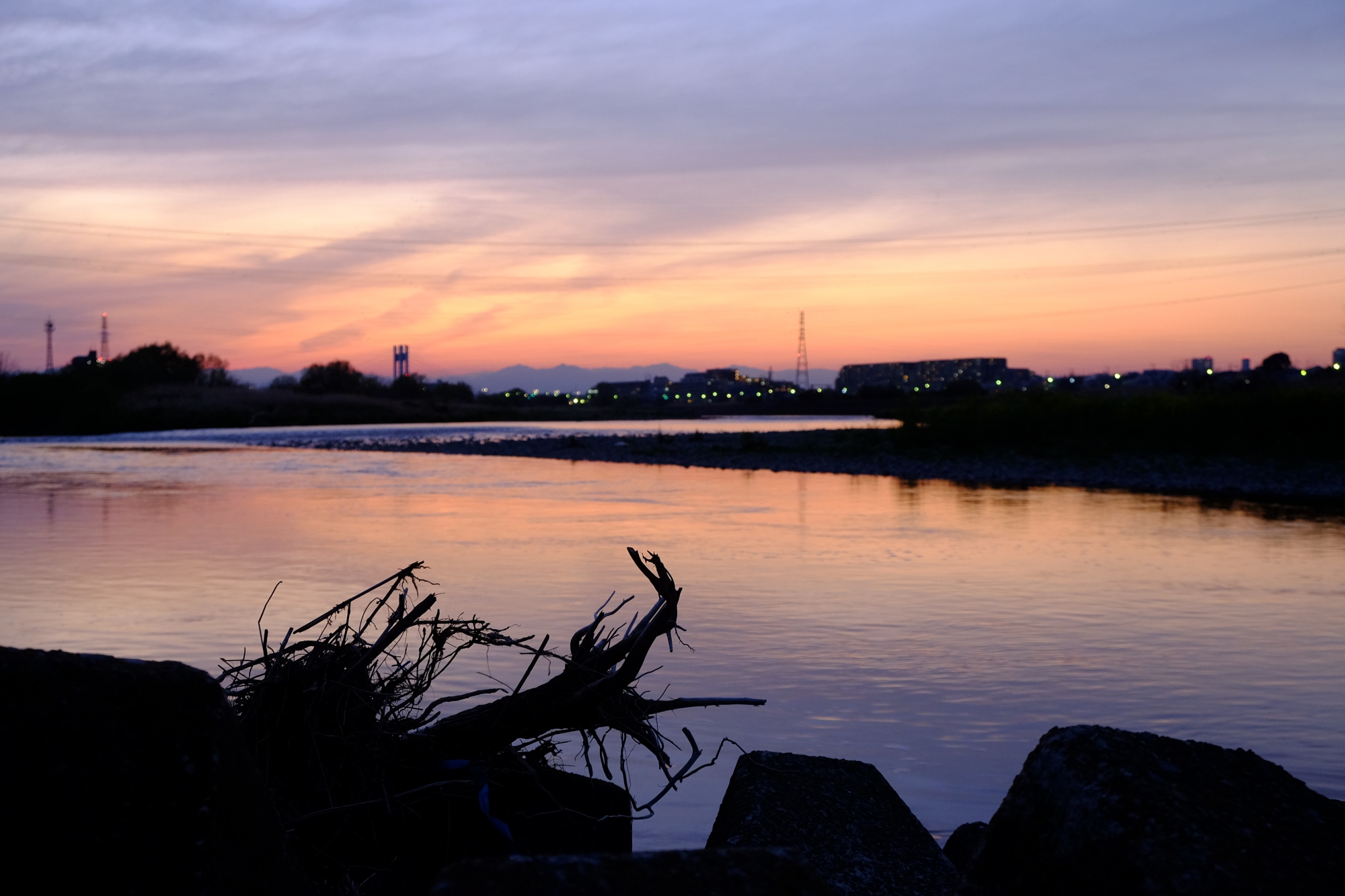 久しぶりの夕焼け