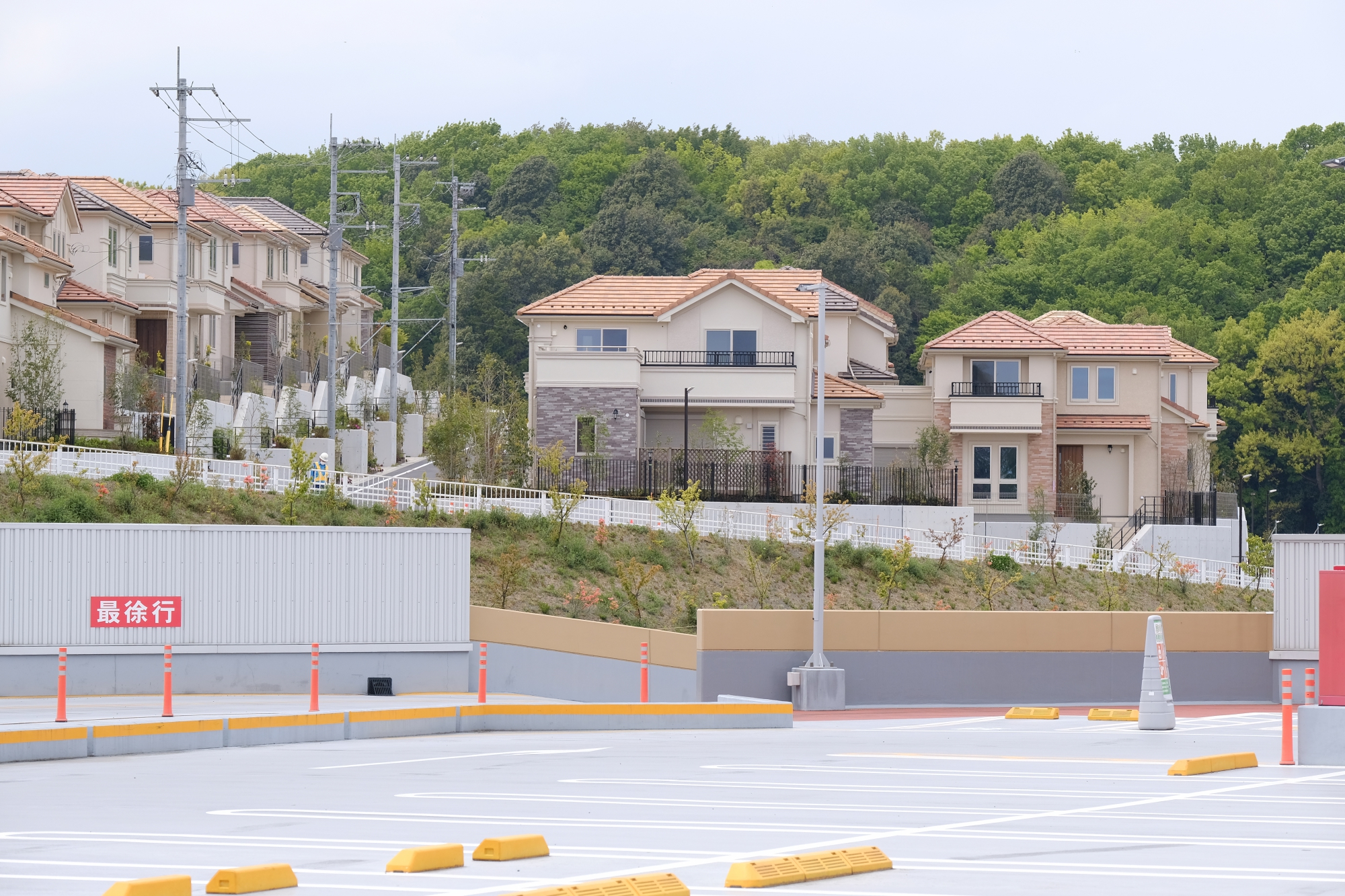 開発が進む南山分譲地